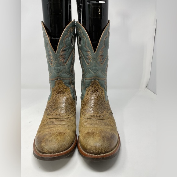 Ariat Women's Heritage Roper Western Boots Sz 8.5 (IBPLUE) - Picture 4 of 6